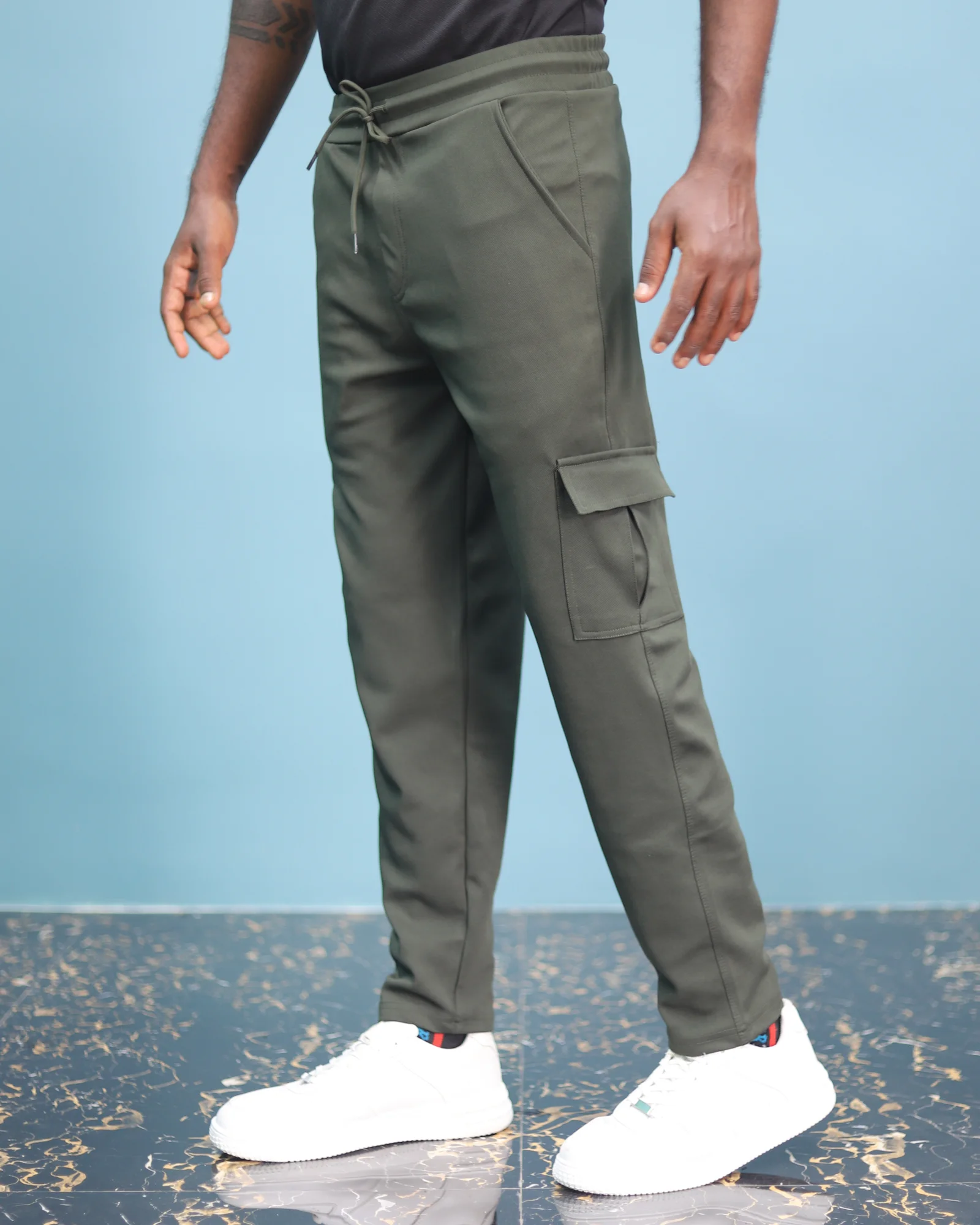 Lycra Cargo Pant Five Pocket (Brand By Nuzox)